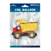 Balon foliowy ciężarówka wywrotka urodziny hel